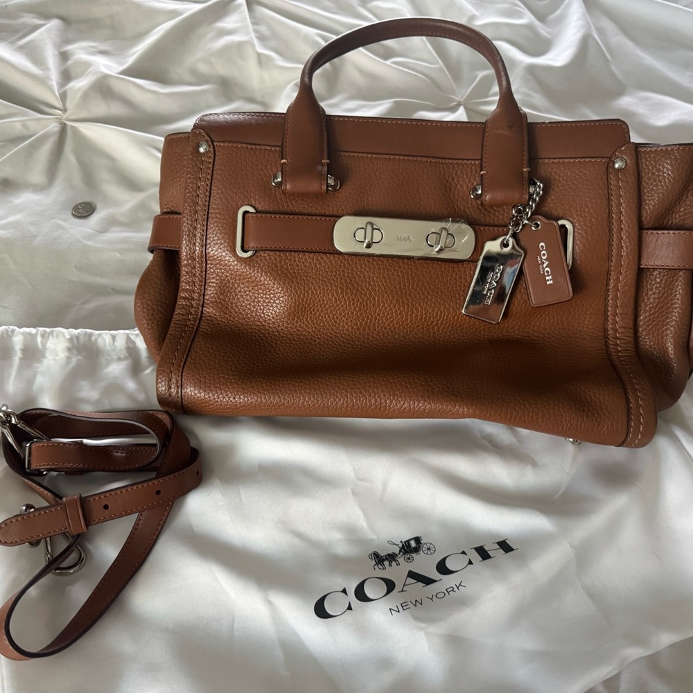 Coach Brown Leather Satchel